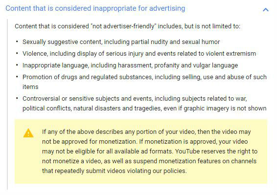 content-that-isnt-advertiser-friendly content-that-isnt-advertiser-friendly