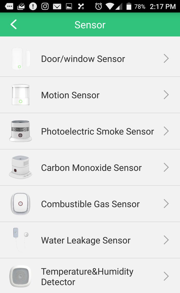 Add sensors to Orvibo Smart Home Kit.