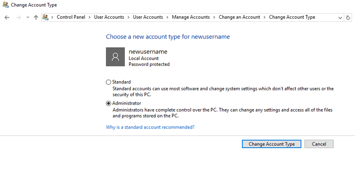 settings-not-working-account-type