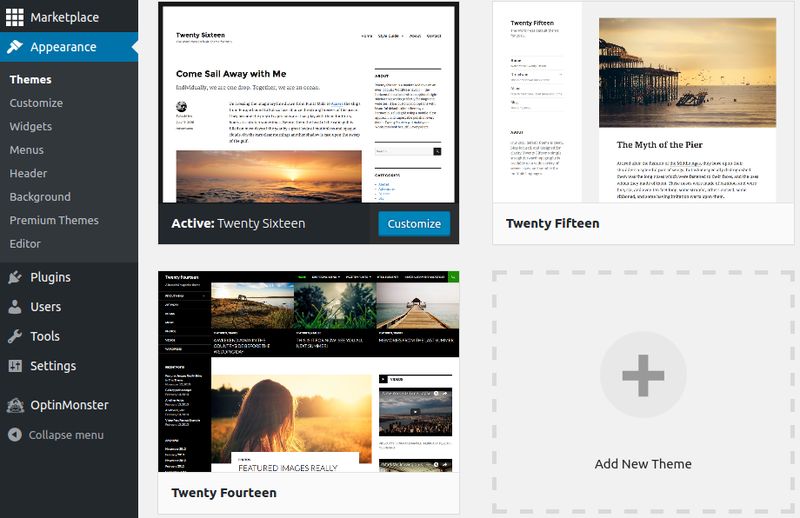 Add new themes to WordPress. Add new themes to WordPress.