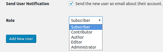 WordPress user roles. WordPress user roles.