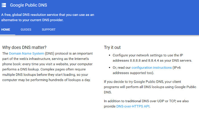 dns-error-google