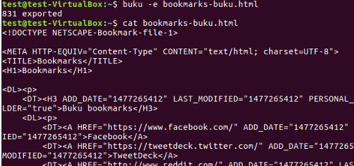 buku-export-bookmarks buku-export-bookmarks