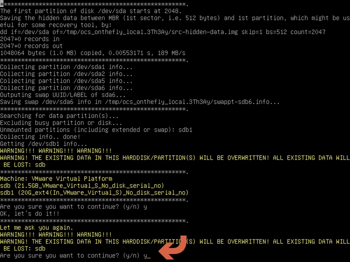 clonezilla-confirm-again
