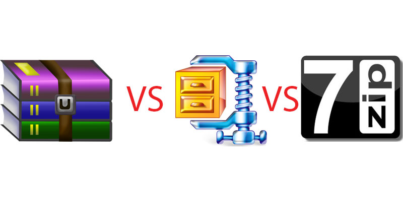 7-Zip vs WinRAR vs WinZIP: The Best Tool for File Compression Featured Image