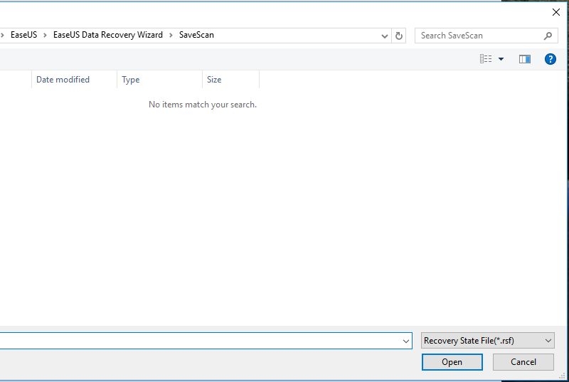 Export scans as RTF file - EaseUS Data Recovery.