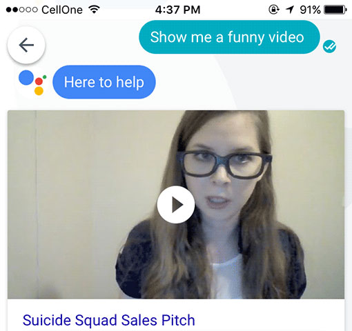 google-allo-funny-video