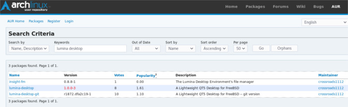 lumina-arch-linux-user-repository