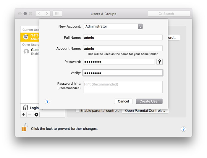 macos user creation 41