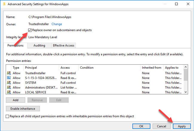 win10-restore-ownership-click-apply