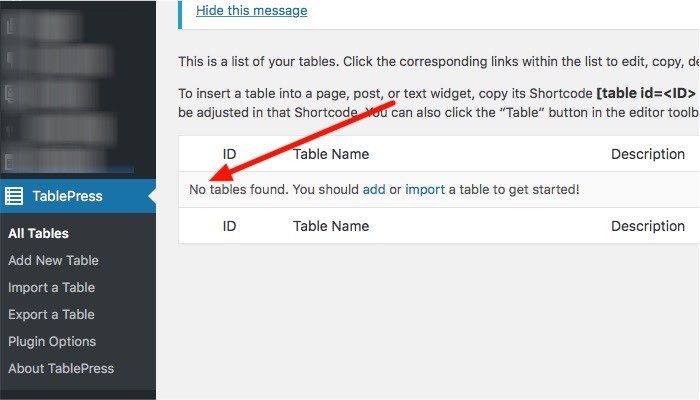 TablePress-mte-Sidebar-Menu