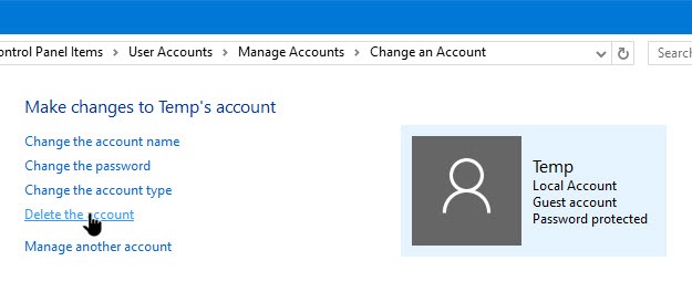 create-guest-account-win10-delete-guest-account