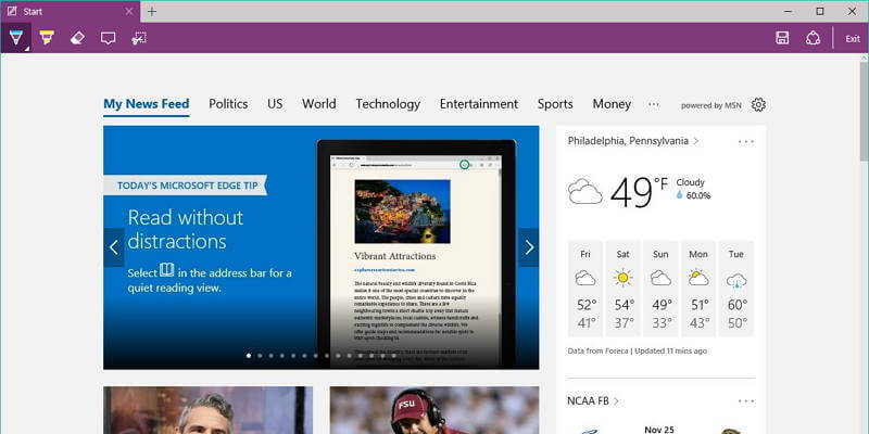 How to Take Webpage Screenshots in Microsoft Edge Featured Image