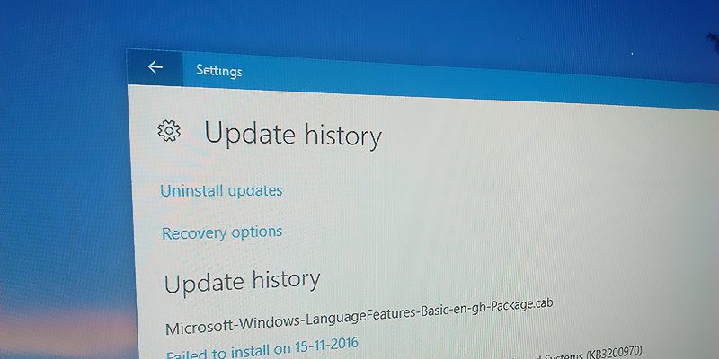 How to Find Update History in Windows 10 Featured Image
