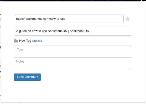 Bookmark OS Chrome extension.