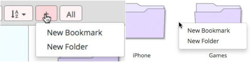 Add a new bookmark to Bookmark OS.