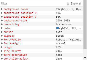 google chrome inspect element box model 4