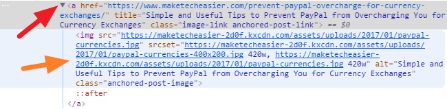 google chrome inspect element disclosure triangle