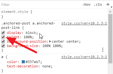 google chrome inspect element styles pane 2