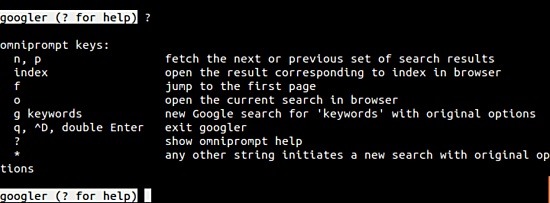 googler-runtime-options googler-runtime-options