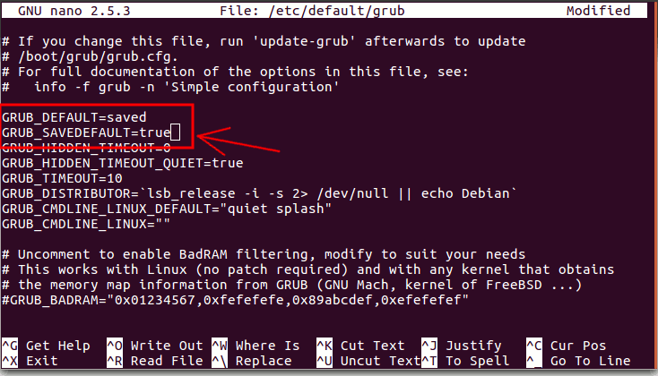 grub-edit-configuration-file grub-edit-configuration-file