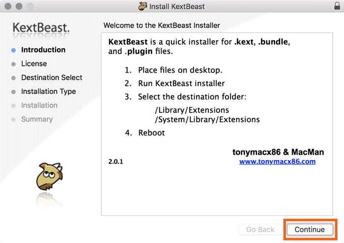 kextbeast-installation