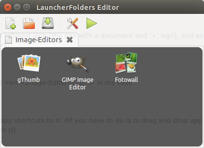 Unity Launcher Folders -app-icons-added