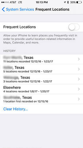 frequent-locations-off