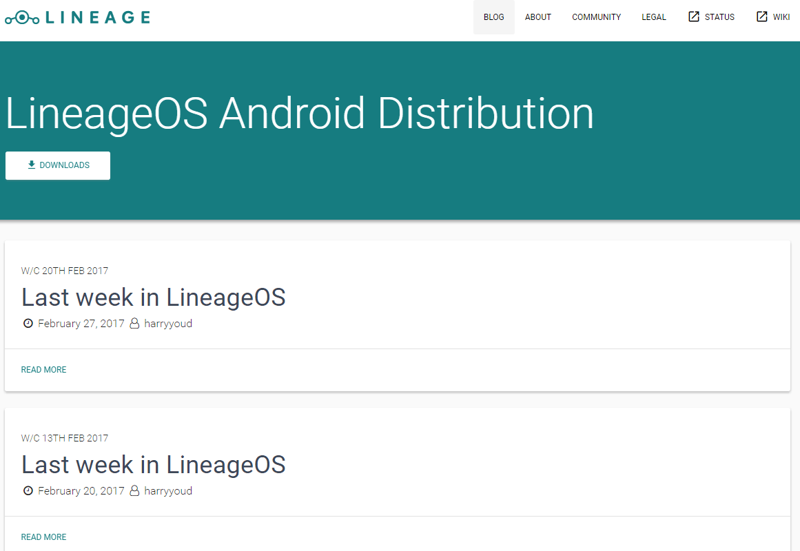 lineage-os-homepage lineage-os-homepage