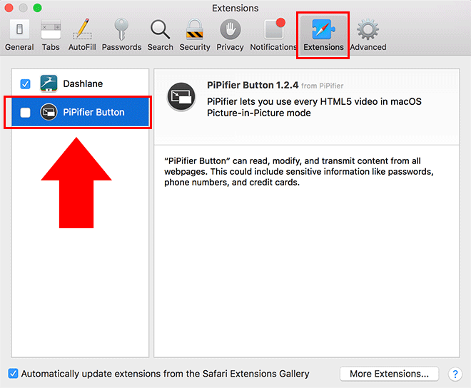 pipifier-safari-extension-preferences