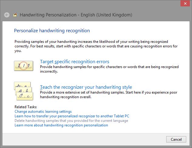 windows-10-handwriting-wizard-options windows-10-handwriting-wizard-options