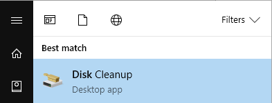 black-background-file-explorer-search-diskcleanup