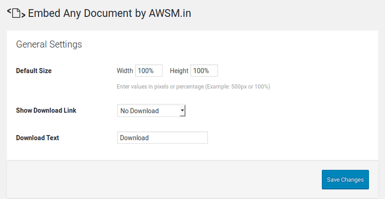 embed-doc-wordpress-settings