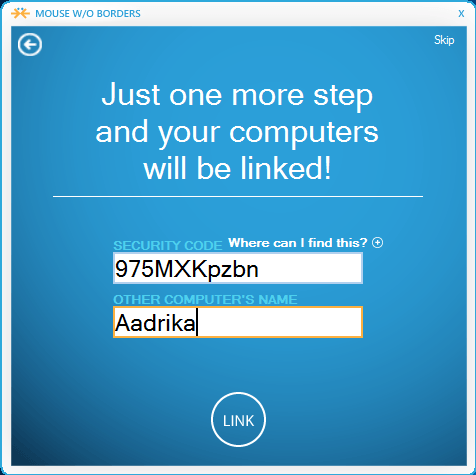 mouse-without-borders-enter-security-code