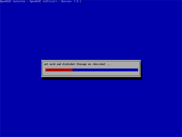 openelec-installation-in-progress