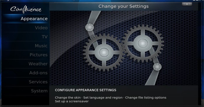 openelec-system-settings