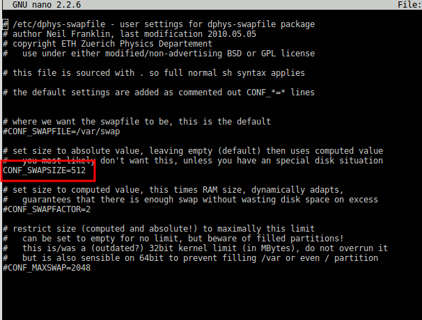 raspberry-pi-swapfile raspberry-pi-swapfile