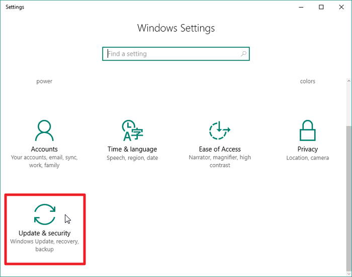 settings-update-and-security