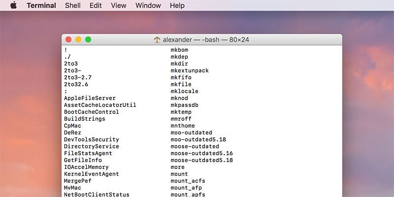 How to Quickly Find Out All the Terminal Commands on Your Mac Featured Image