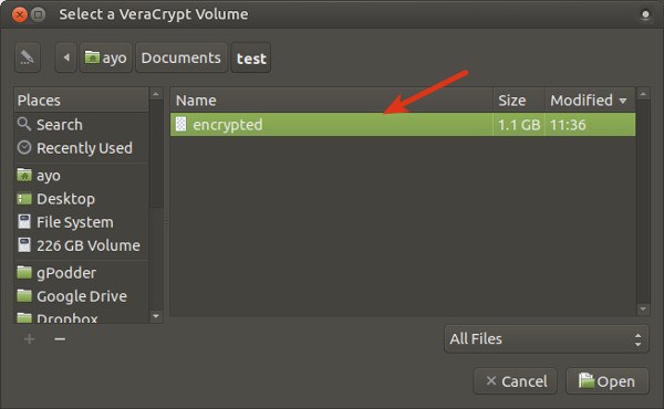 Select a VeraCrypt Volume_053 Select a VeraCrypt Volume_053