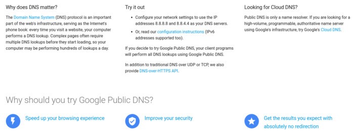 alternative-dns-google-public-dns