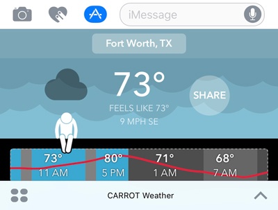 imessage-apps-stickers-carrot-weather imessage-apps-stickers-carrot-weather