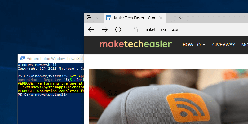 How to Reset the Edge Browser in Windows 10 Featured Image