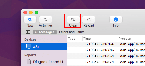 console-clear-button