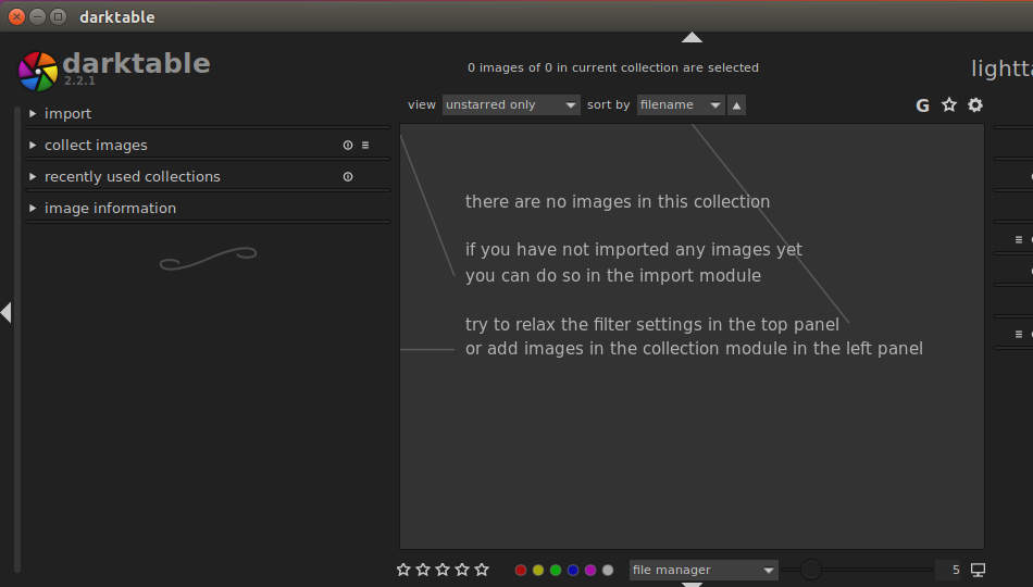 Process and organize high res photos with Darktable on Linux