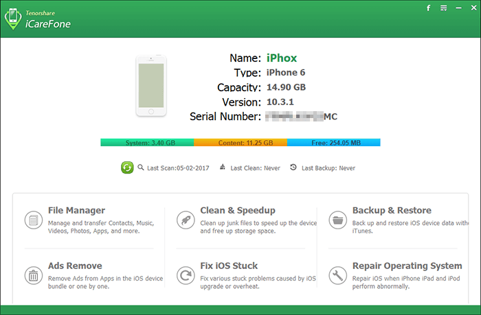 icarefone-home-window