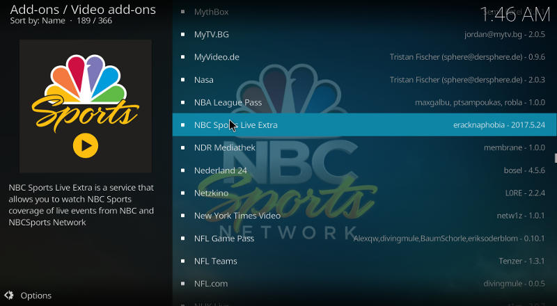 Kodi NBC Add-on best-kodi-add-ons-nbc-sports