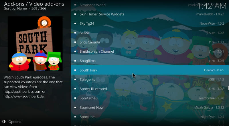 Kodi South Park Add-on best-kodi-add-ons-south-park