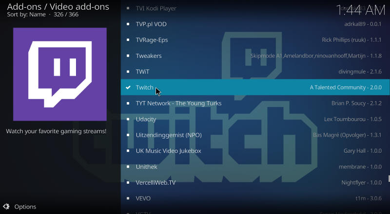 Kodi Twitch add-on best-kodi-add-ons-twitch