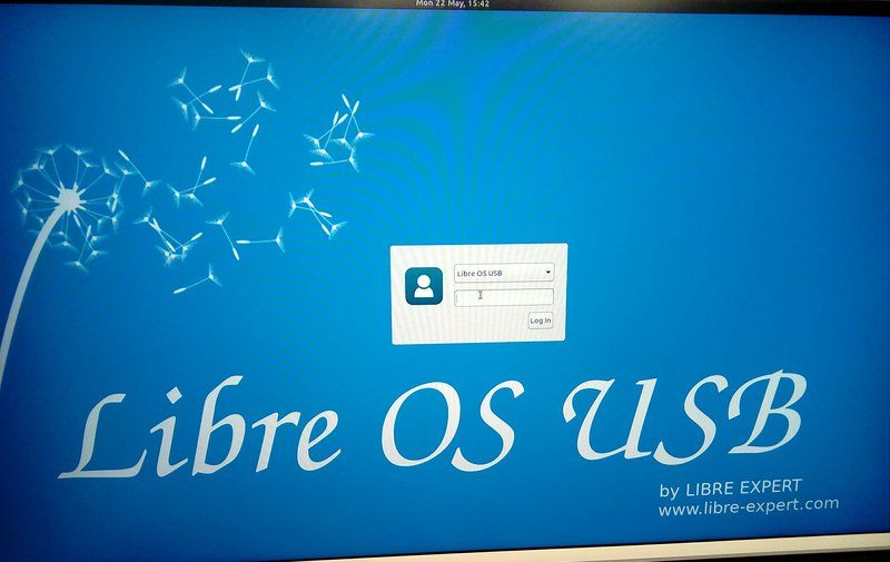 libre-os-usb-login libre-os-usb-login